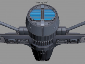 sith fighter 3D 모델