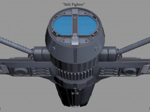sith fighter 3D Model