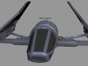 sith fighter 3D Model
