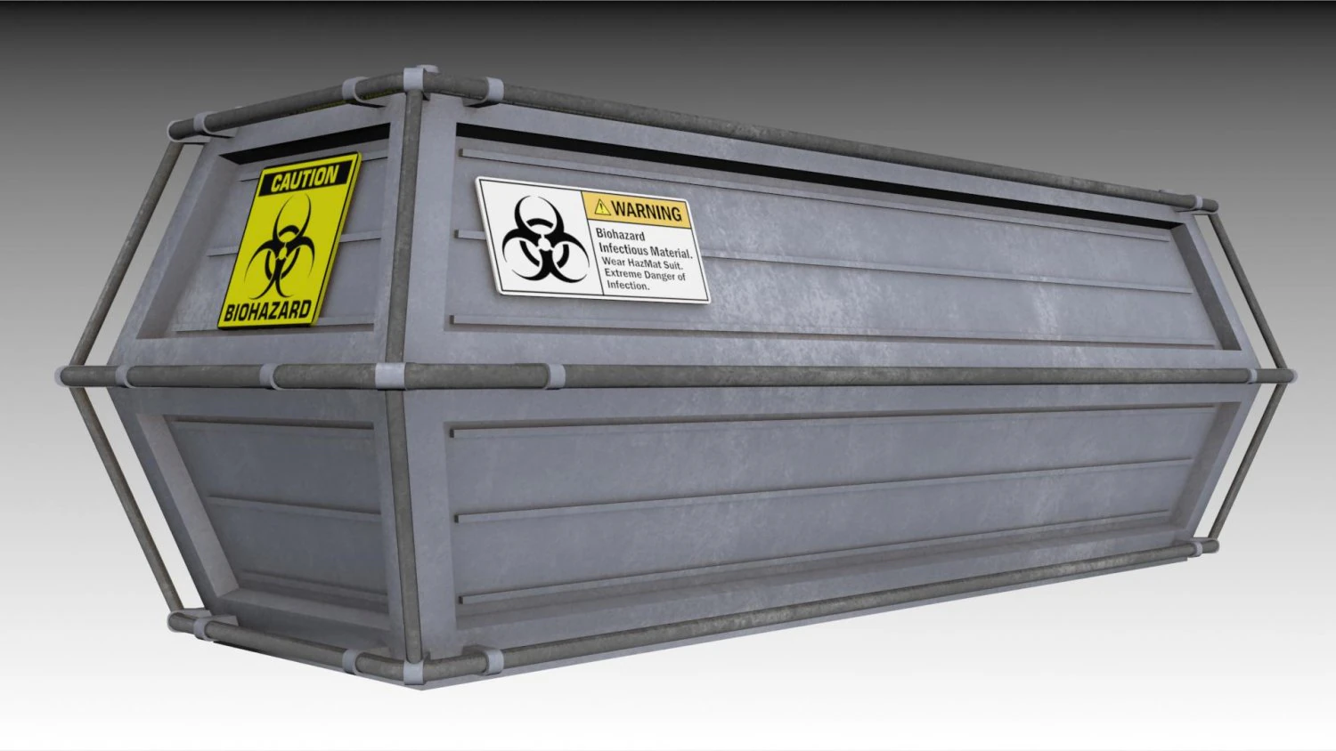 container 3D Model .c4d .max .obj .3ds .fbx .stl .blend 