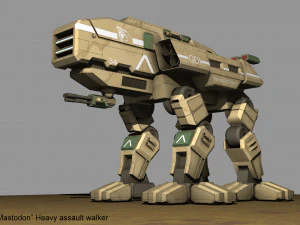 mastodonte gdi Modello 3D