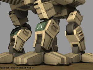 gdi mastadon 3D 模型