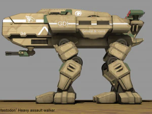 gdi mastadon 3D Model