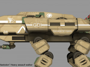 gdi mastadon 3D 模型