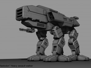 gdi mastadon 3D 模型