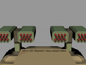 gdi mastadon 3D 模型