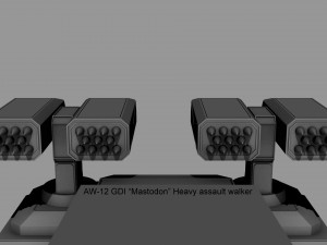 gdi mastadon 3D 模型