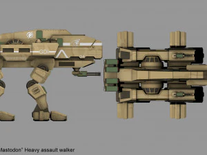 gdi mastadon 3D Model