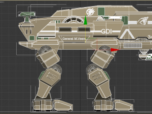 gdi mastadon 3D 模型