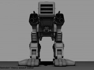gdi mastadon 3D 模型