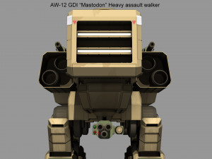 gdi mastadon 3D 模型