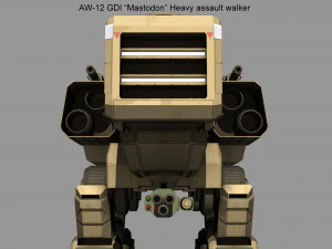 gdi mastadon 3D Model