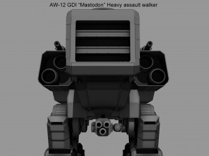 gdi mastadon 3D 模型