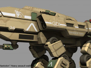 gdi mastadon 3D Model