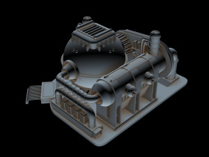 power station 3D Model