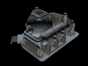 power station 3D Model