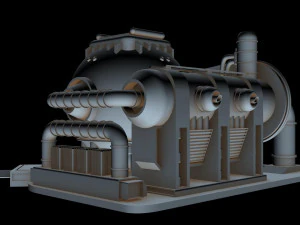 power station 3D Model