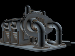 power station 3D Model