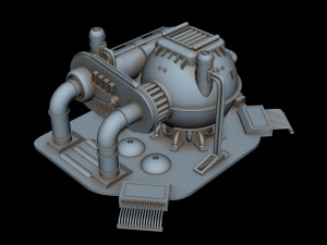 power station 3D Model