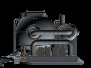 power station 3D Model