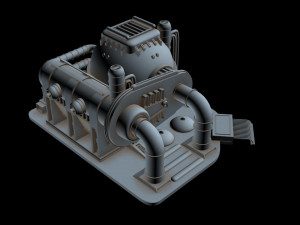 power station 3D Model