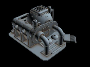 power station 3D Model