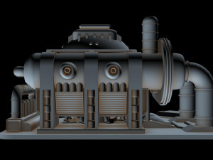 power station 3D Model