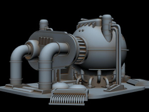 power station 3D Model