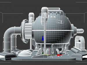 power station 3D Model