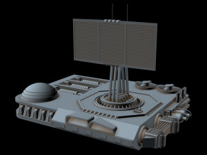 radar station 1 3D मॉडल