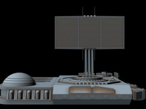 radar station 1 Model 3D