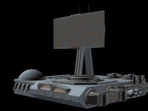 radar station 1 Model 3D