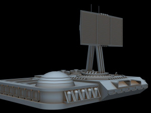 radar station 1 Model 3D