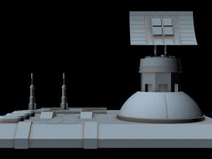 radar station 3 3D Model