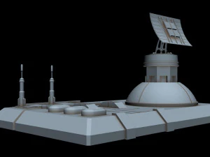 radar station 3 3D Model