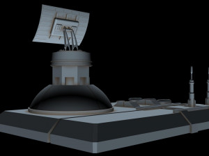 radar station 3 Model 3D