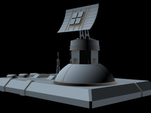 radar station 3 Model 3D