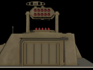sam roket launcher 3D Model