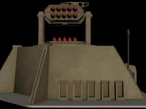 sam roket launcher 3D Модель