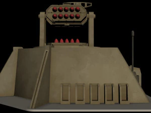 sam roket launcher 3D Model