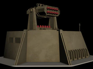 sam roket launcher 3D Model