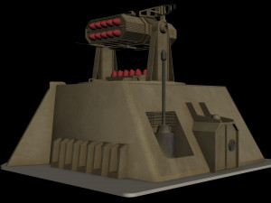 sam roket launcher 3D Модель