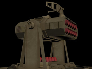 sam roket launcher 3D Модель
