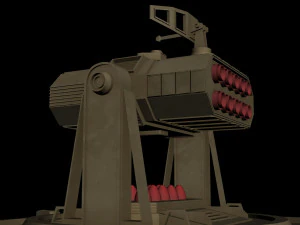 sam roket launcher 3D Model