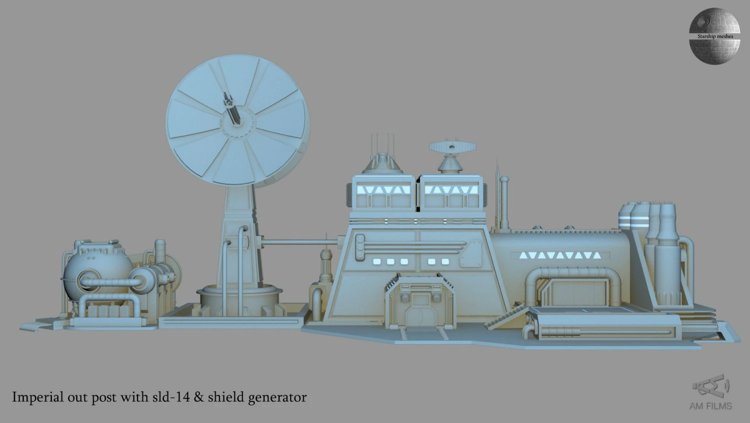 imperial outpost 3D Model .c4d .max .obj .3ds .fbx .stl .blend 