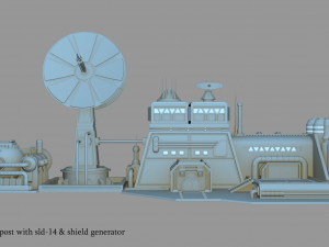 imperial outpost 3D मॉडल
