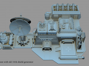 imperial outpost 3D 模型