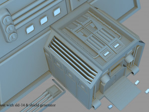 imperial outpost 3D 模型