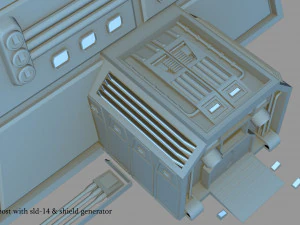 imperial outpost 3D Model