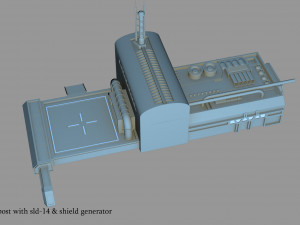 imperial outpost 3D 模型